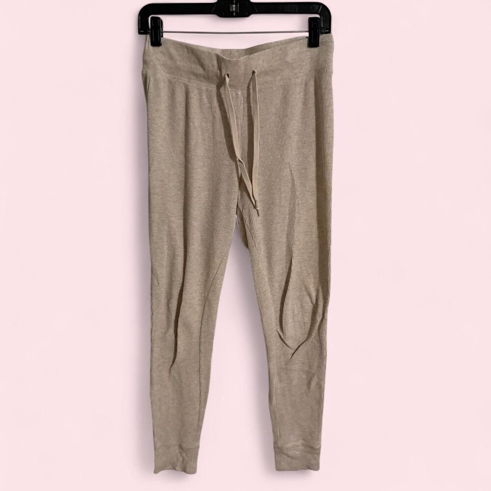 Koolabura by UGG Thermal Pants Womens S Beige Waffle Knit Base